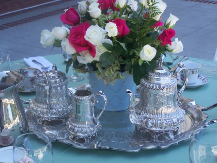silver tea set